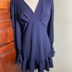 Lulus navy mini dress. Size L